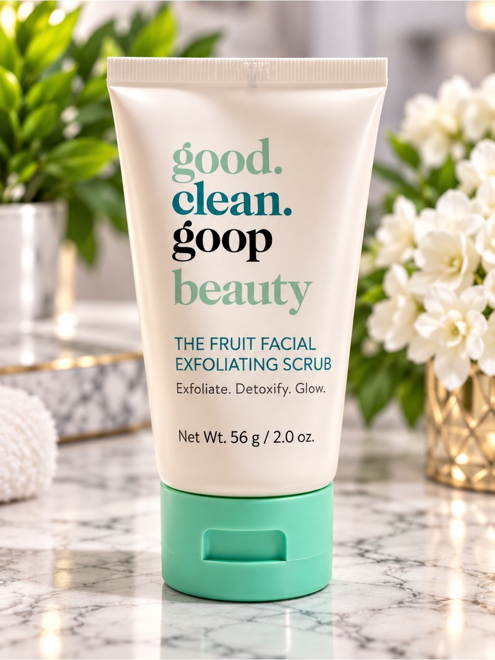 good.clean.goop The Fruit Facial Exfoliating Scrub 2 oz Sealed Full Size